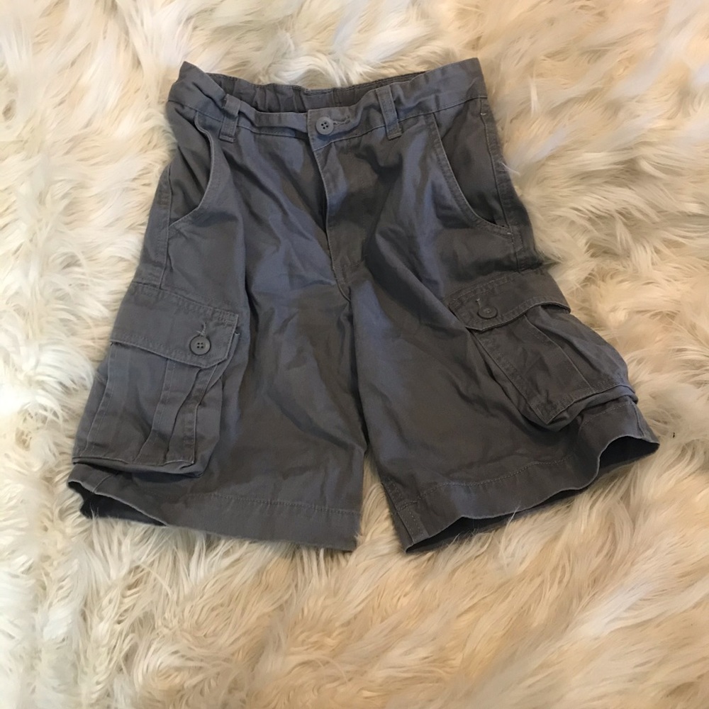 Faded Glory boys cargo shorts gray size 12